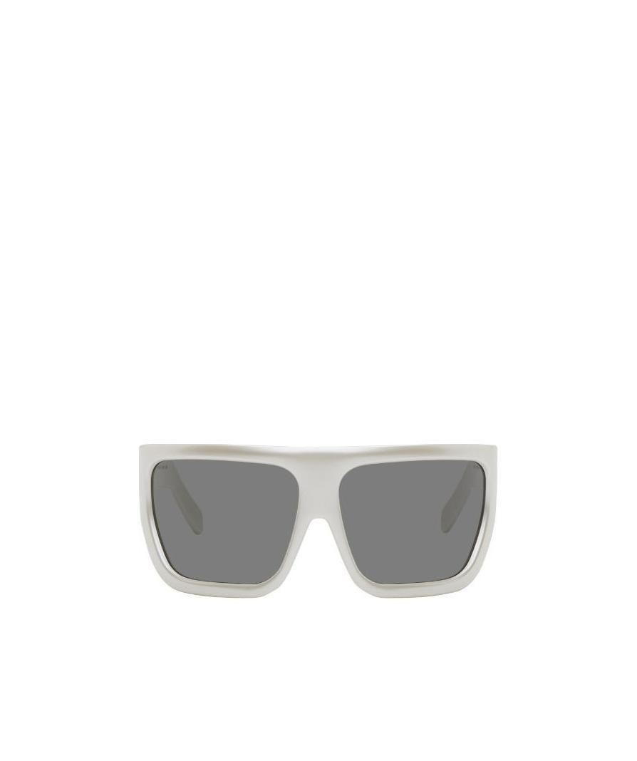 Rick Owens Davis Oversized Sunglasses In Gray