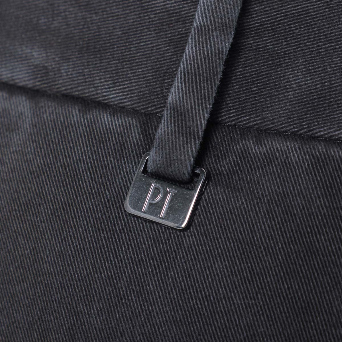 Pt Torino Belt Loop Casual Pants In Black
