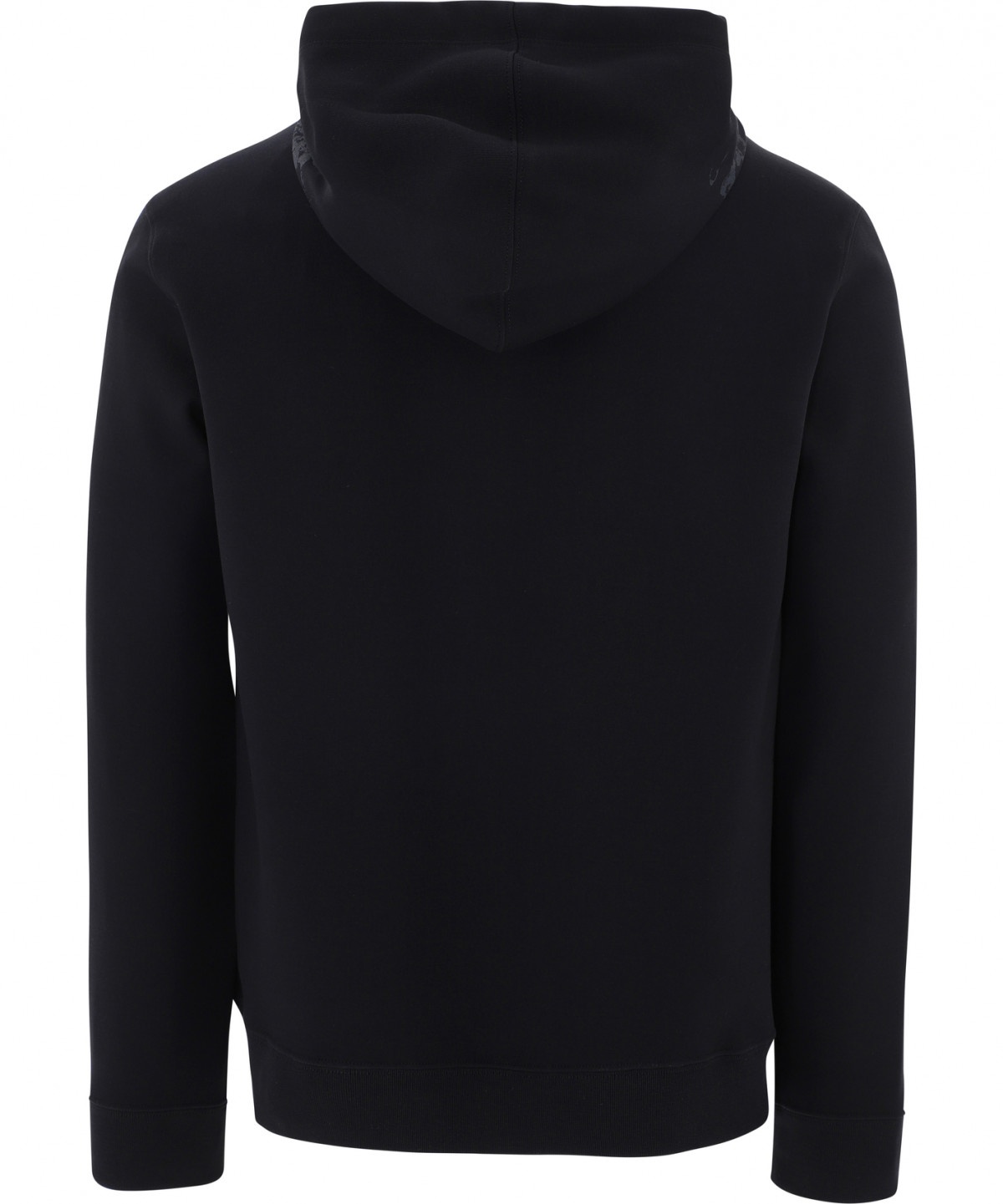 Shop Valentino Logo Hooded Sweater In Black