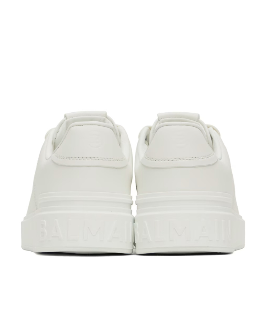 Balmain B-court Sneakers In White