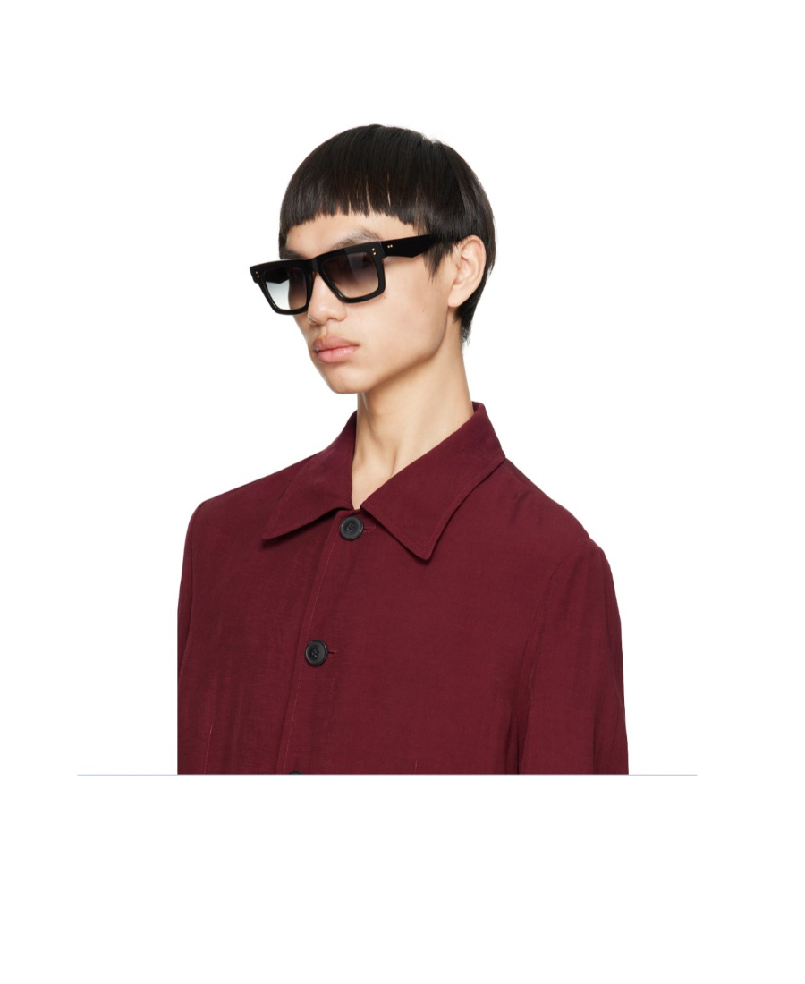 Dita Eyewear Logo Sunglasses In Black