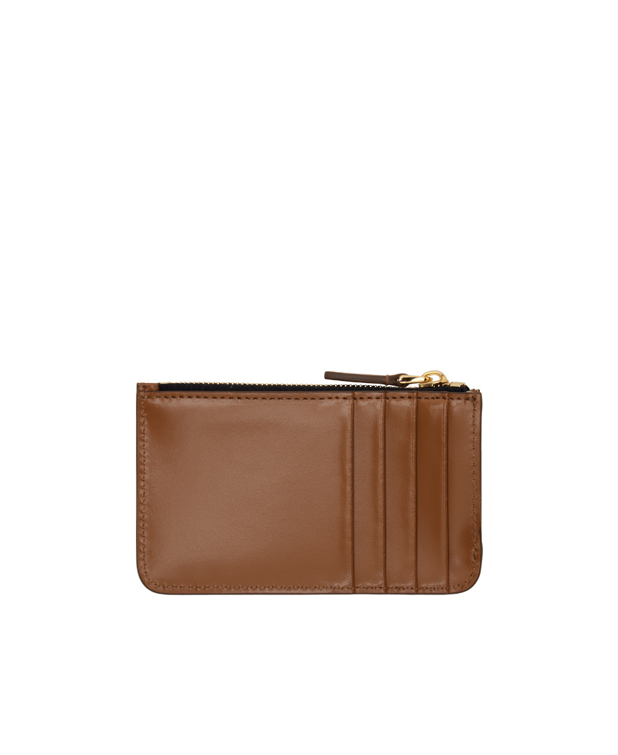 Marni Zipper Card Bag In Nude