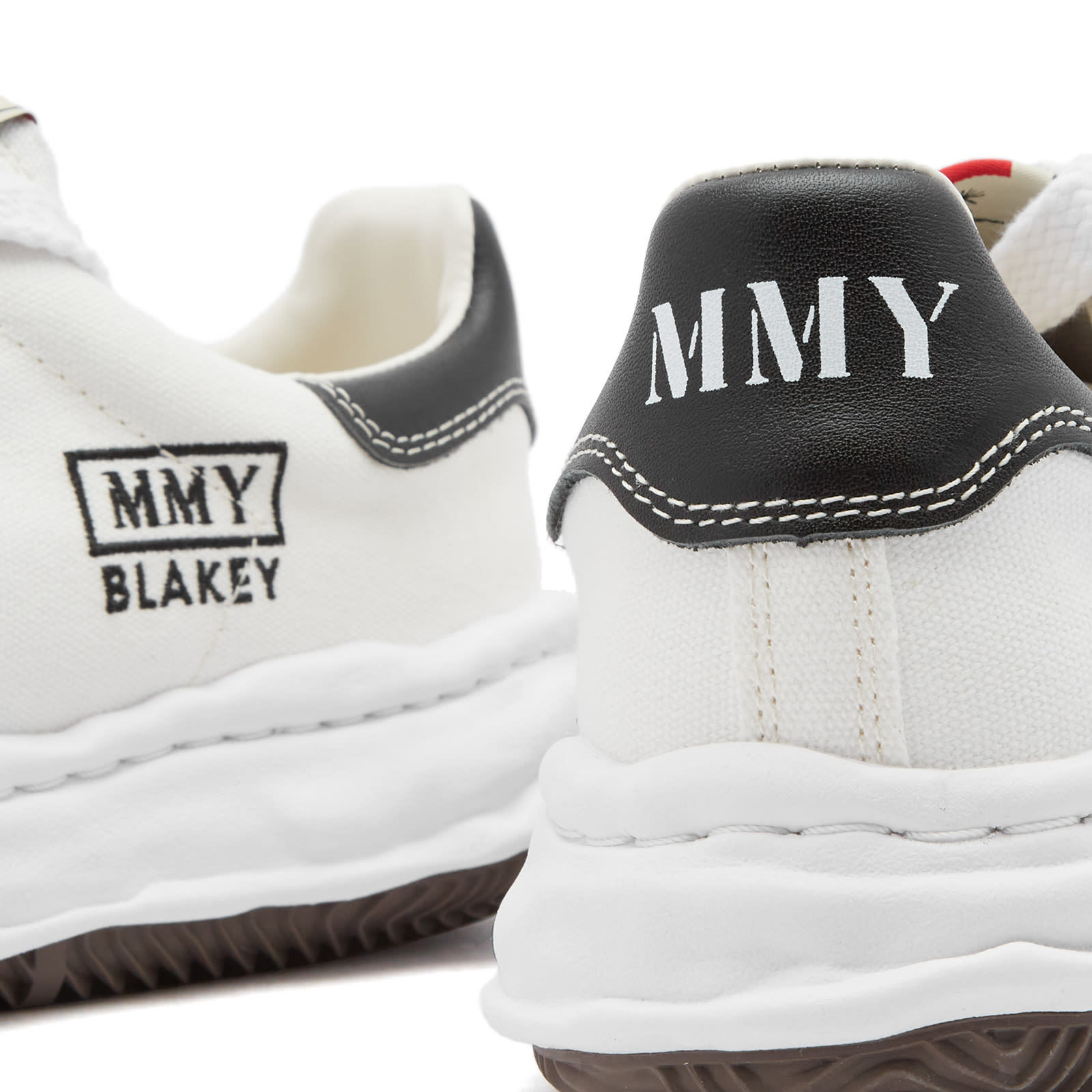 Miharayasuhiro Maison Mihara Yasuhiro White Canvas Blakey Low-top Sneakers In White