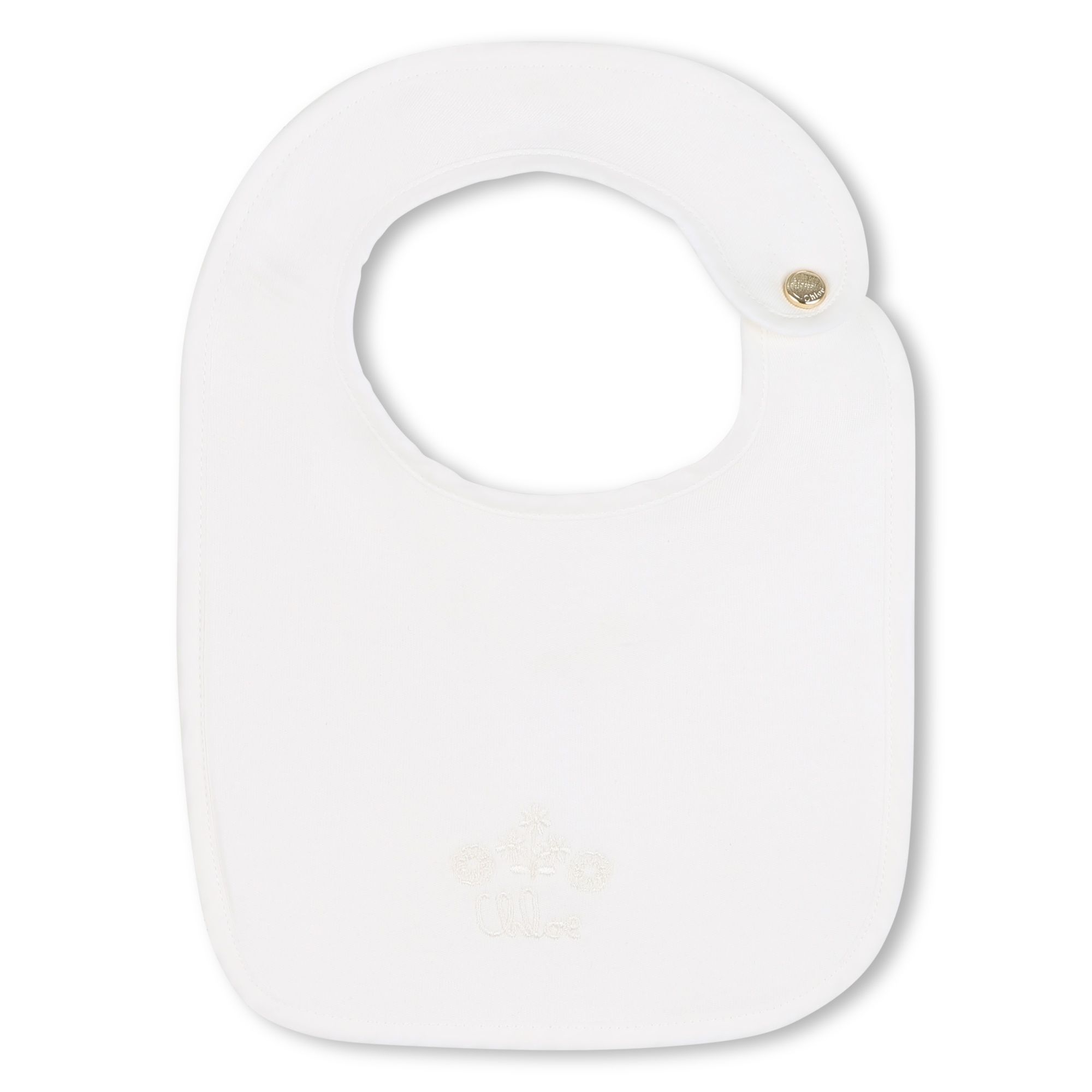 Chloé Long-sleeved Three-piece Bodysuit In White