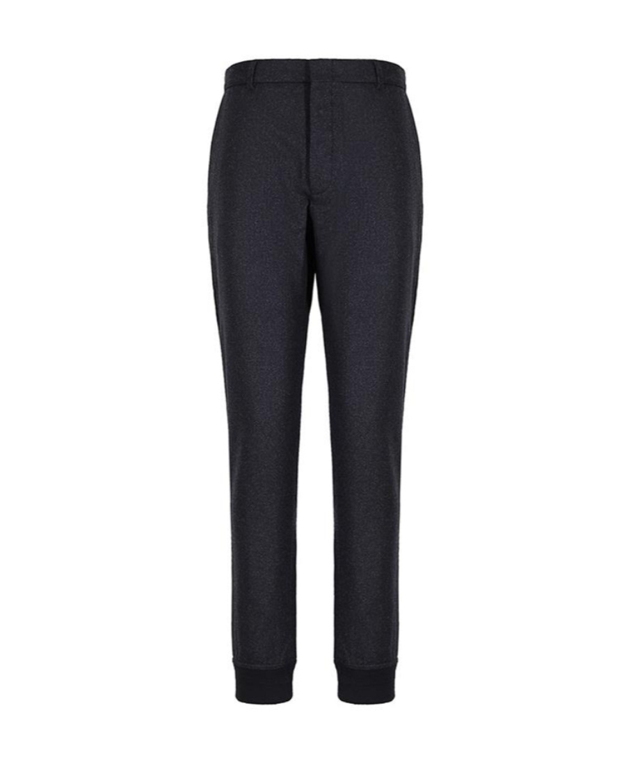 GUCCI DARK GREY LOGO CASUAL PANTS