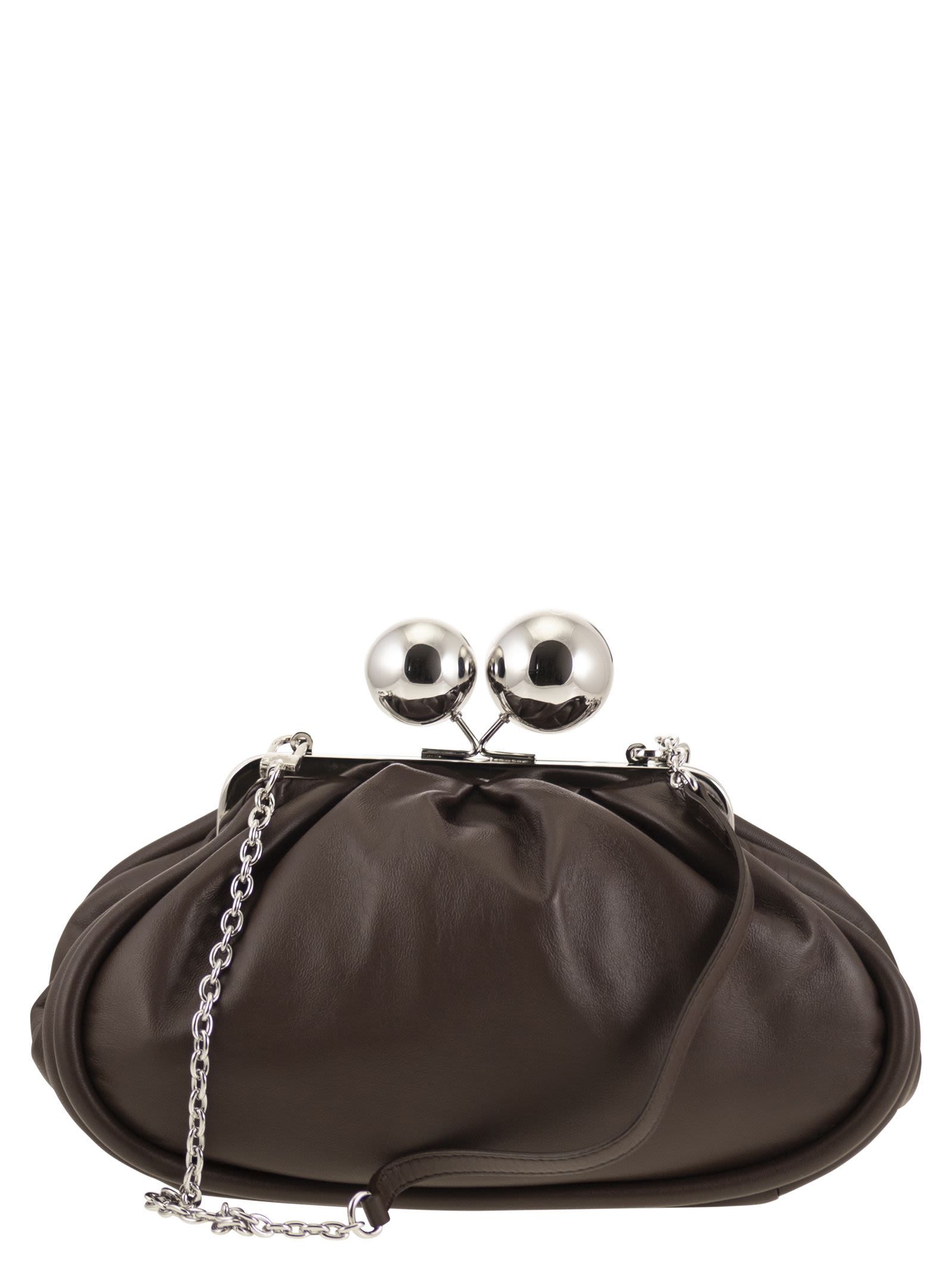 Weekend Max Mara Medium Chain Shoulder Bag In Black