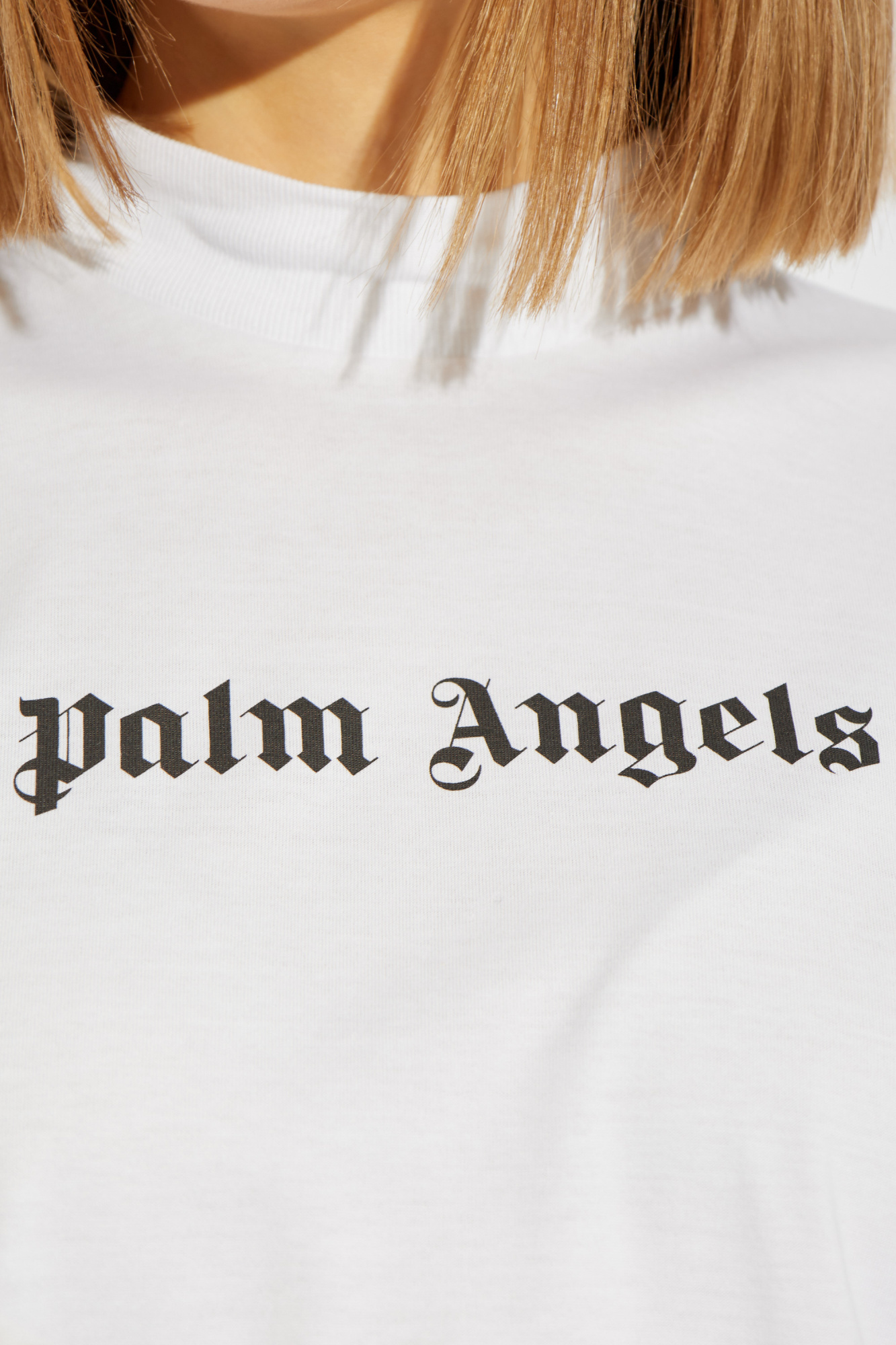 Palm Angels Short-sleeved T-shirt In White