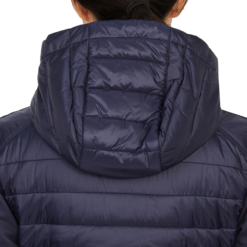 Parajumpers Long-sleeved Hooded Cotton-padded Suit In Black