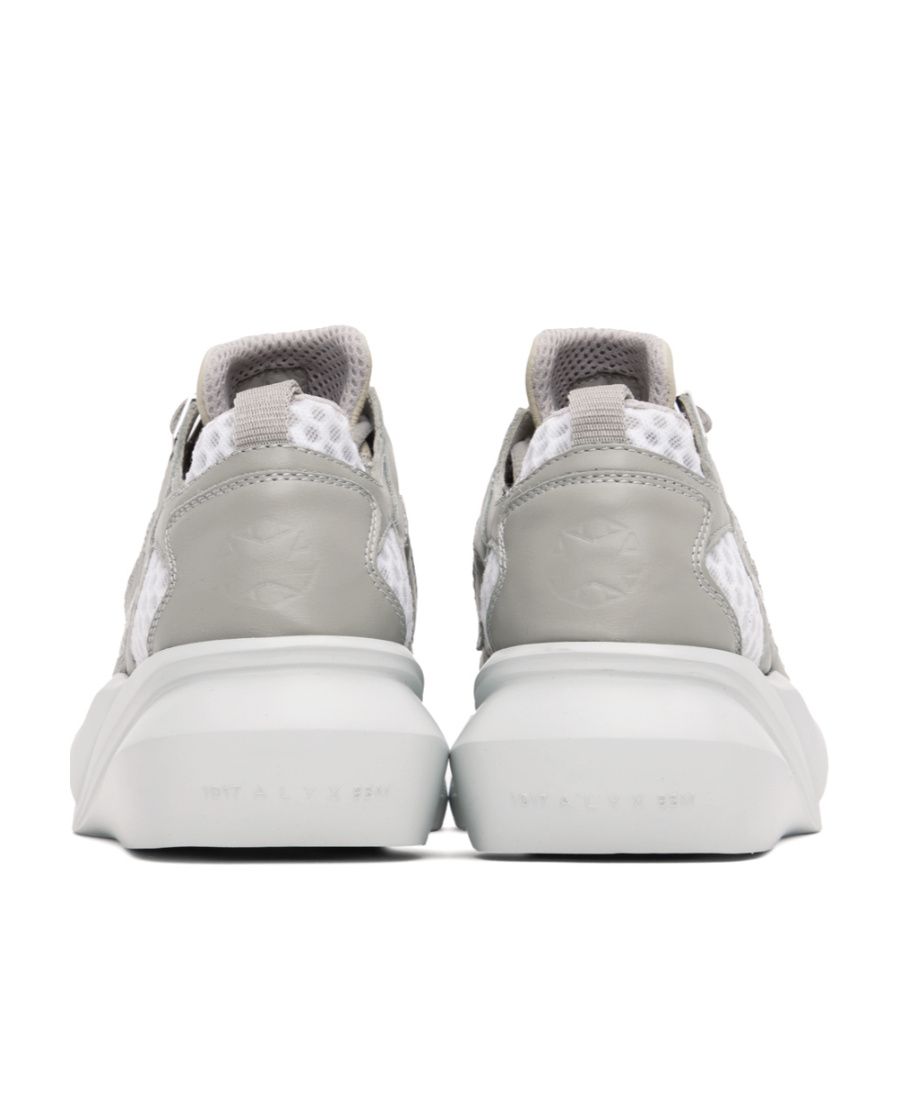 Alyx Gray Mono Hiking Sneakers In White