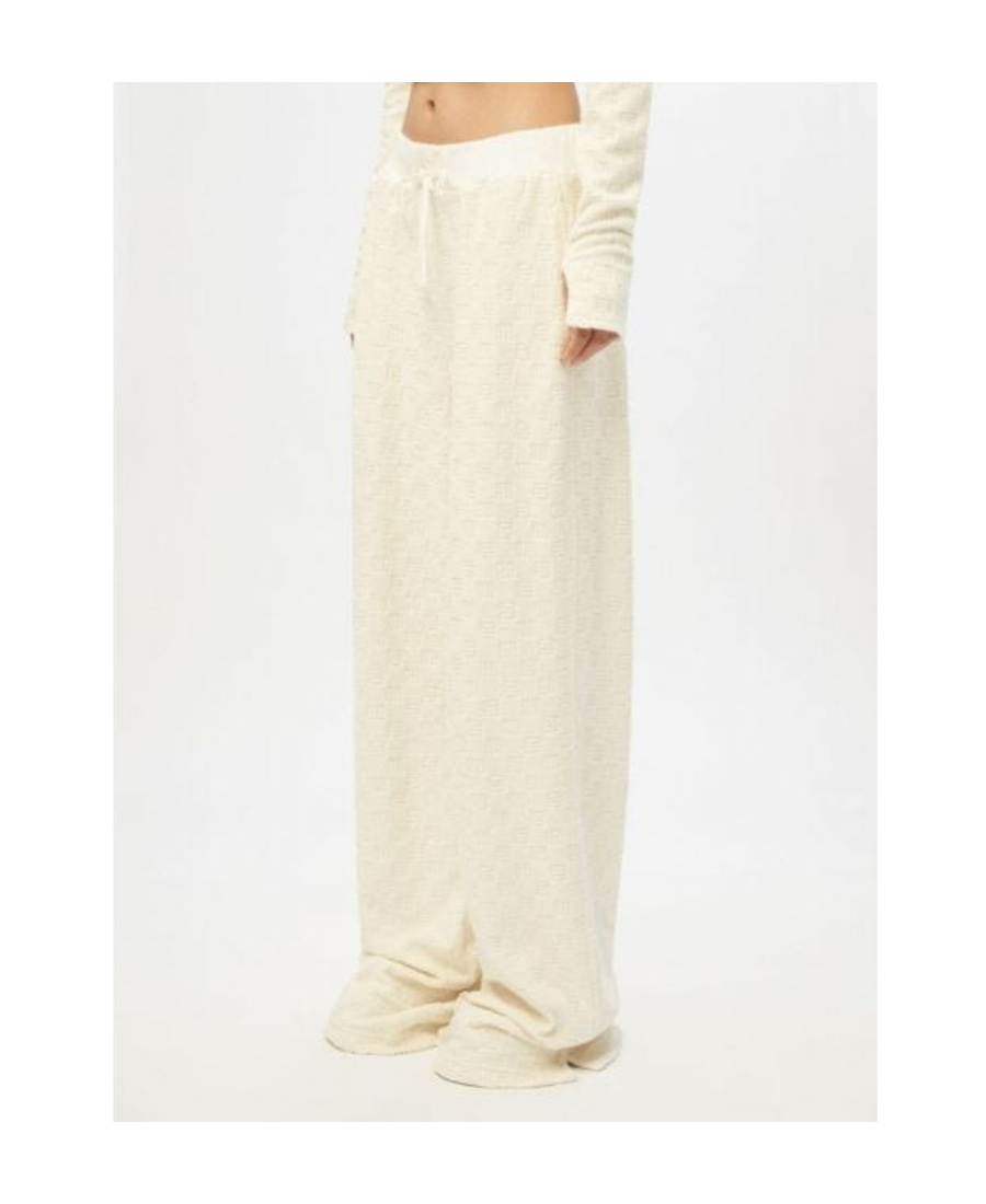 Ambush Logo Casual Pants In White