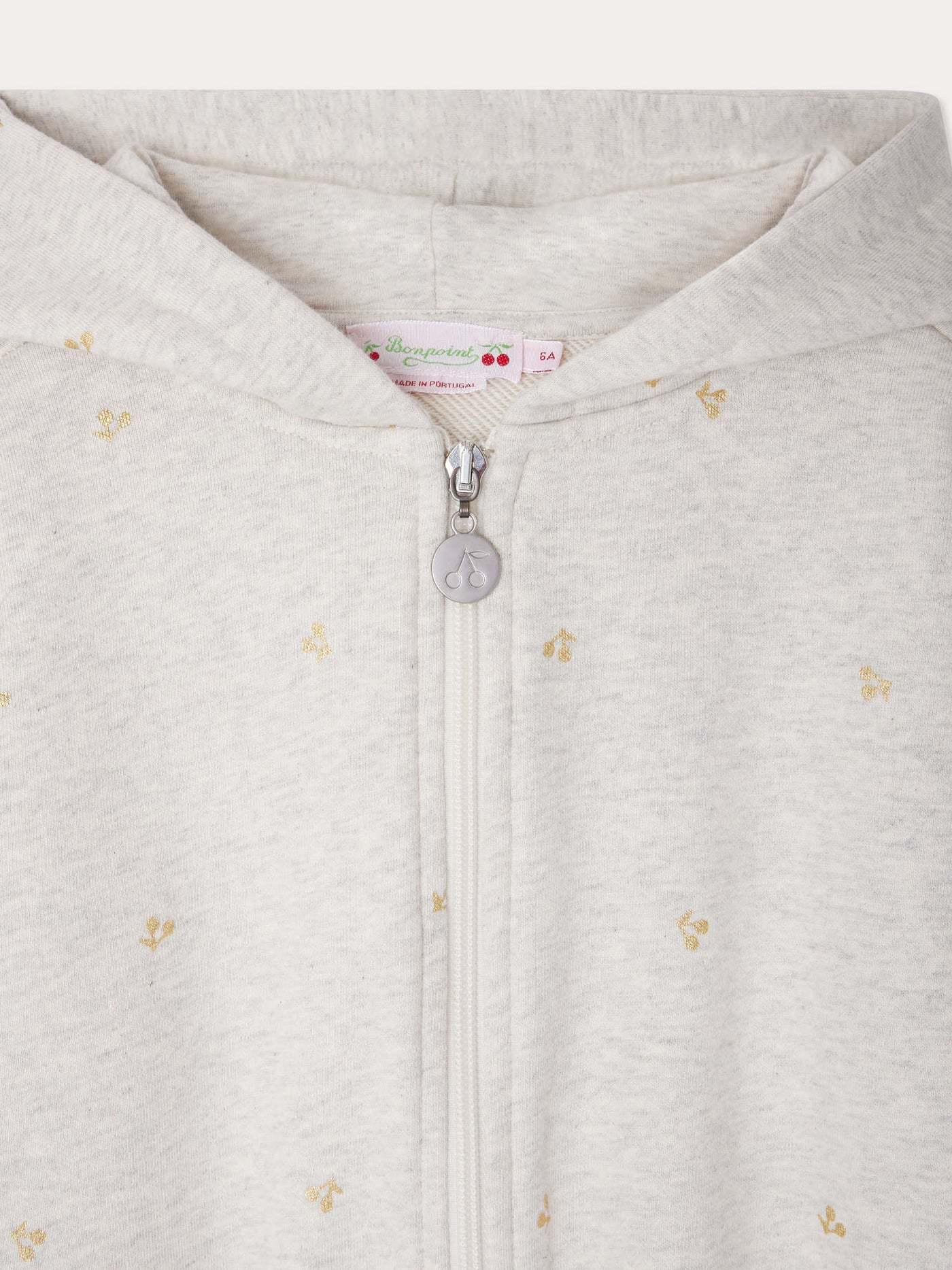 Bonpoint Talent Printed Hoodie In White