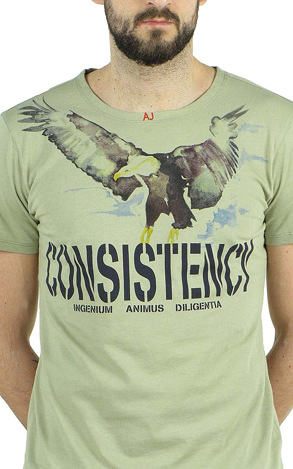 ARMANI JEANS LOGO DETAILS T-SHIRT