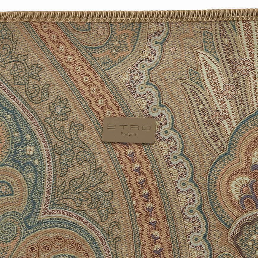 Etro Zippered Clutch In Brown