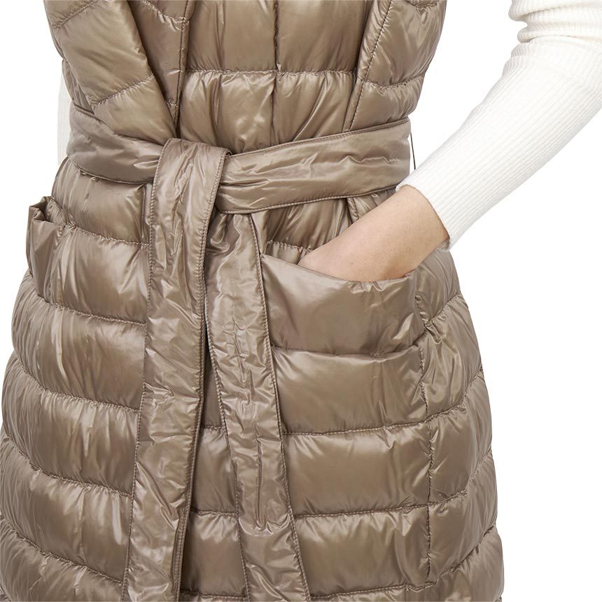 Herno Quilted Down Jacket In Gold