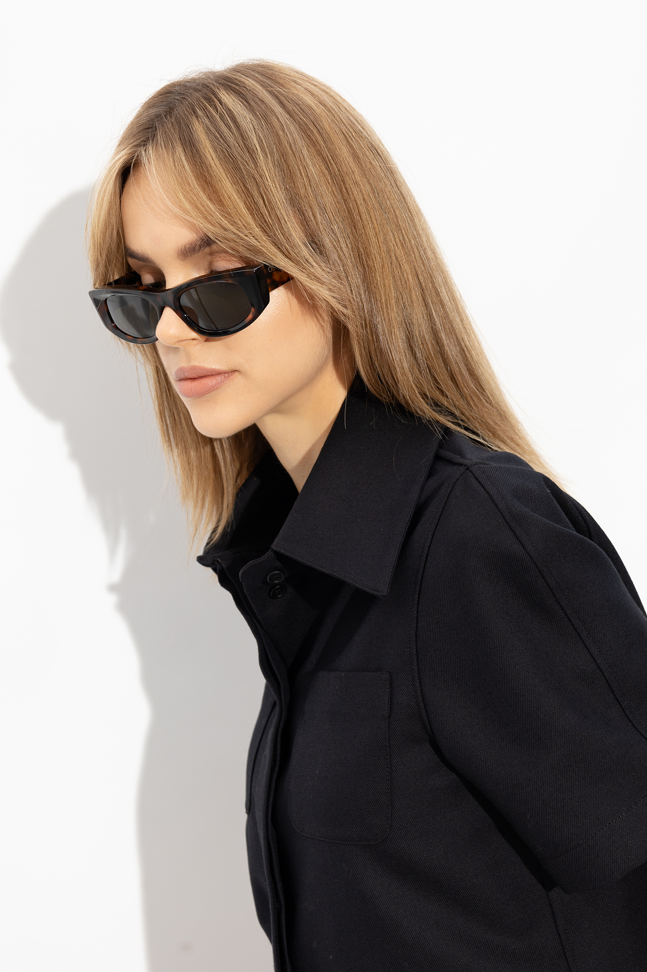 Off-white Matera Rectangle-frame Sunglasses In Green