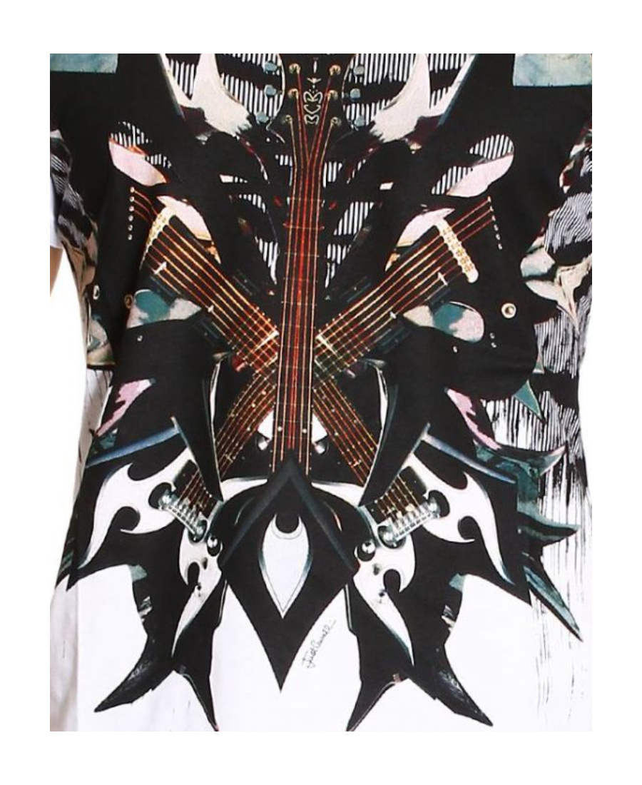 Just Cavalli Pattern Printed T-shirt In Multicolor