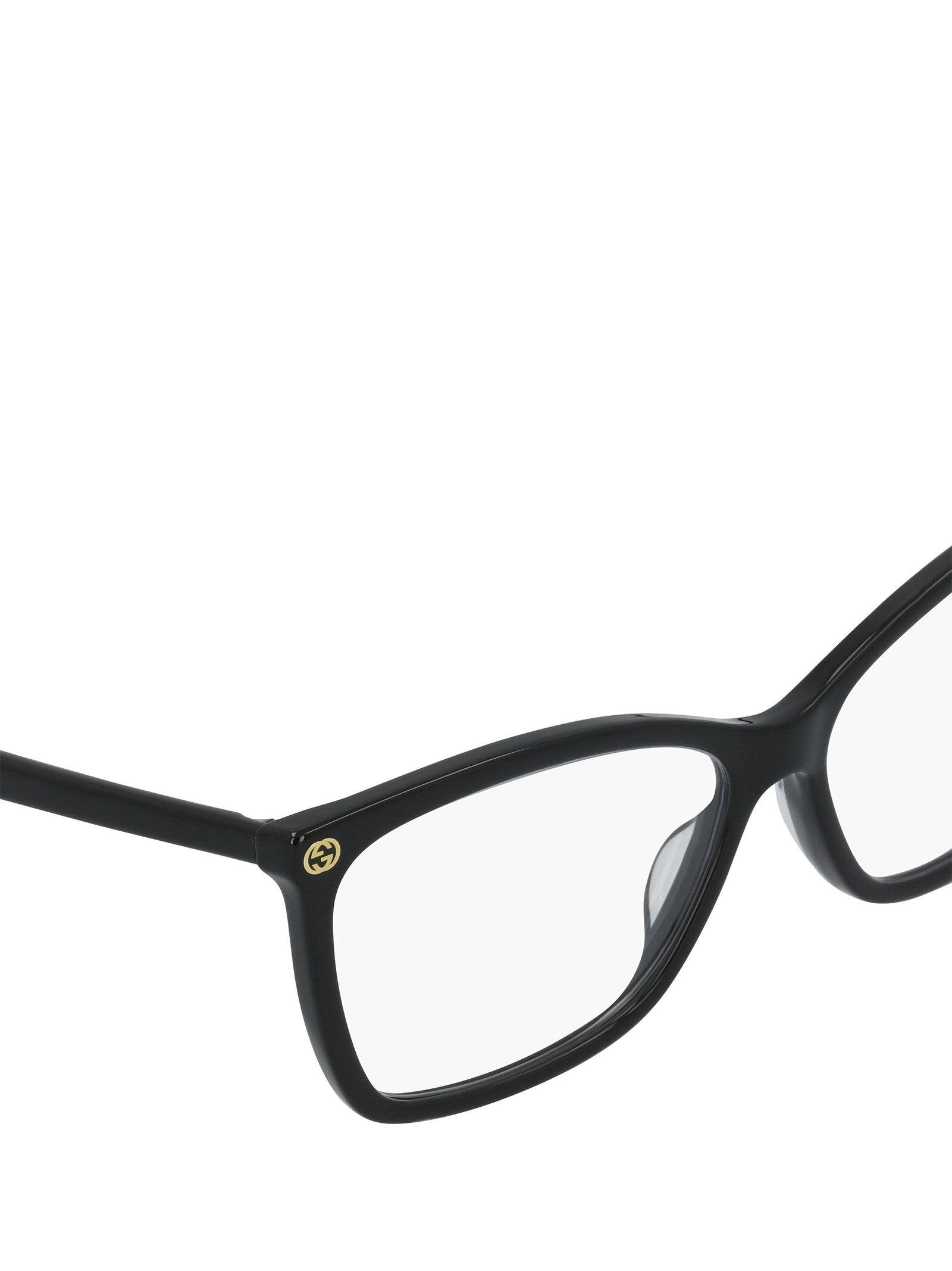Gucci Womens Black Gg0914o Acetate Rectangular-frame Optical Glasses In White