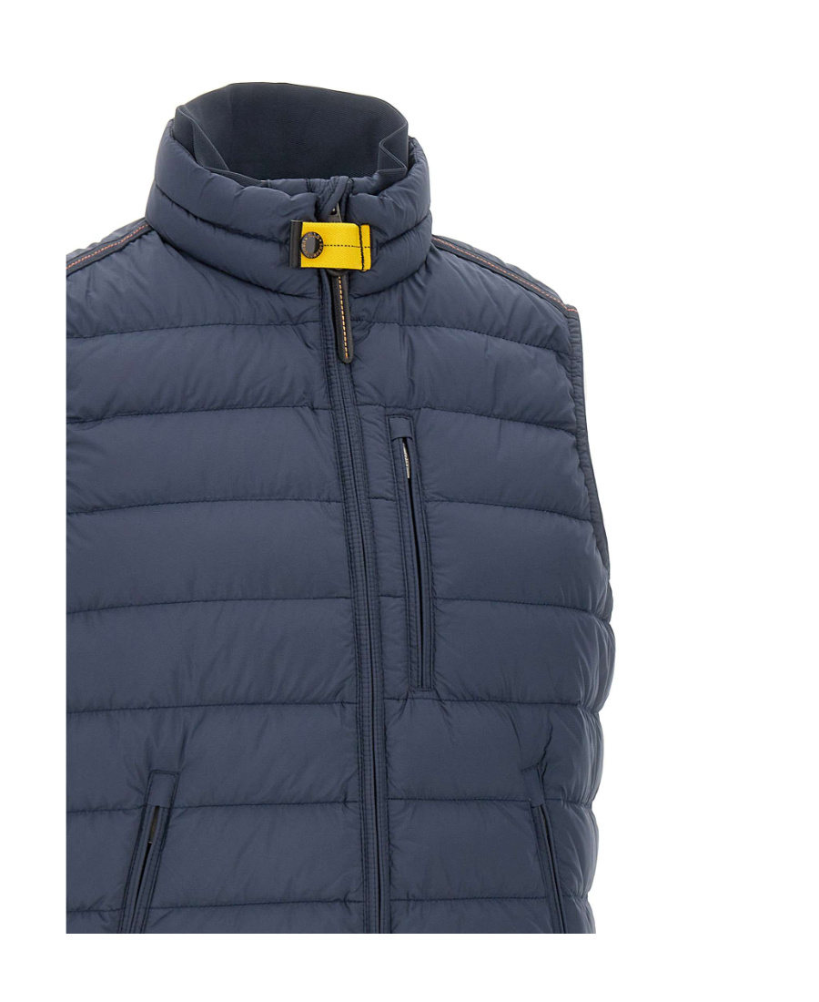 Parajumpers Zipper Down Vest In Blue