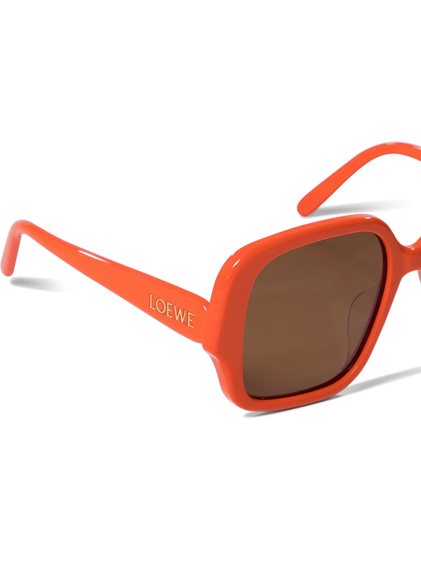 Loewe Slim Square Sunglasses, 54mm In Brown