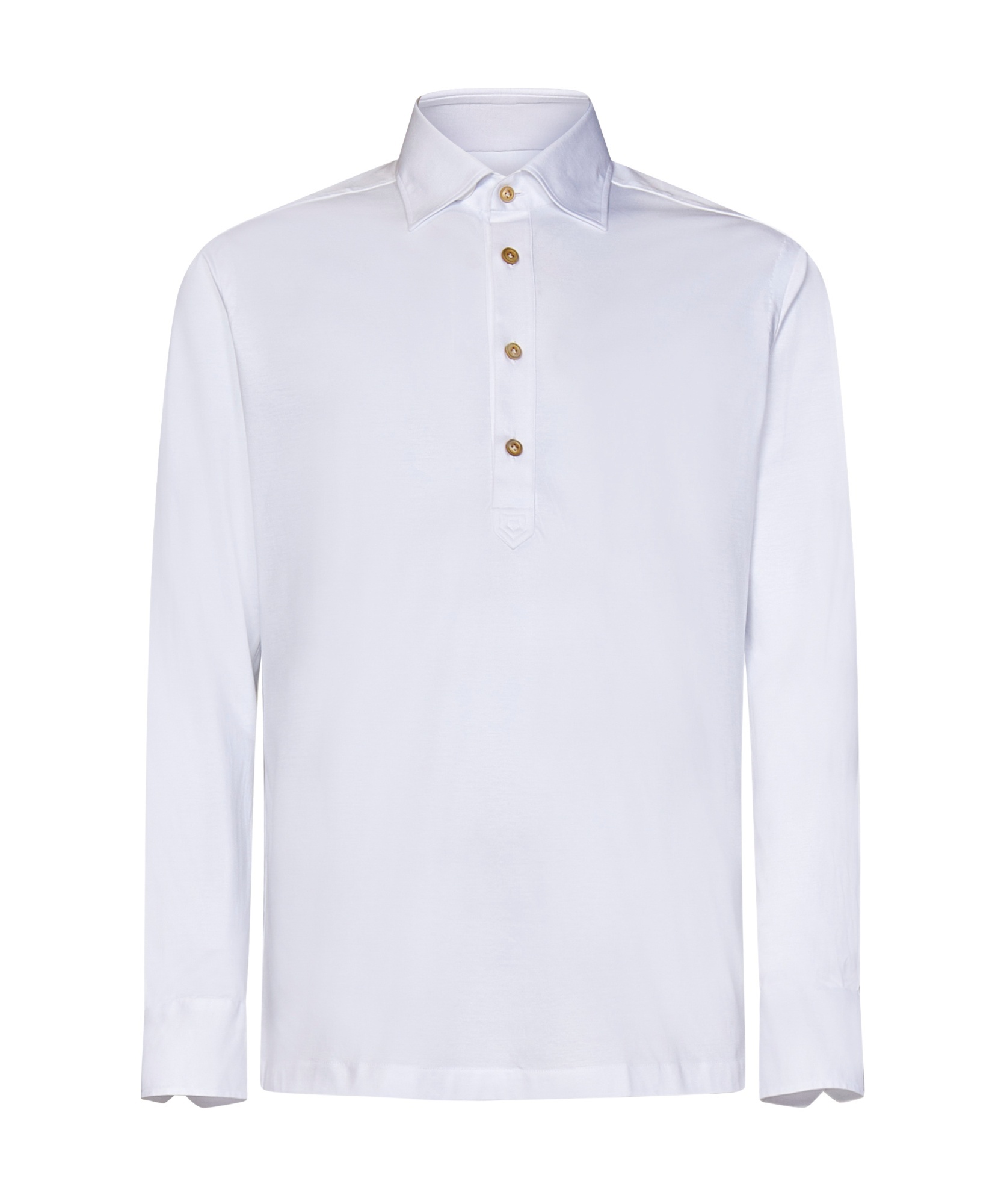 KITON LONG-SLEEVED POLO SHIRT 