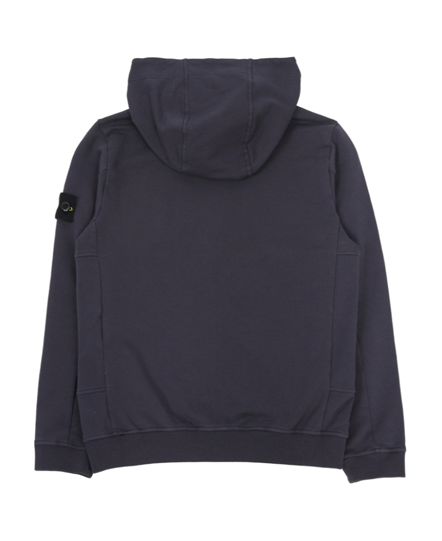 Stone Island Long-sleeved Zipper Casual Jacket In Blue