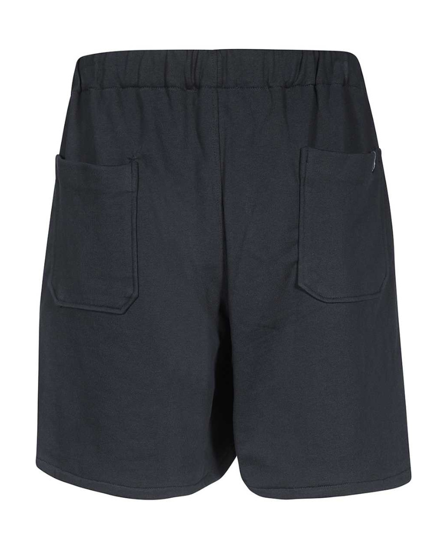Mackintosh Navy Blue Casual Shorts In Black