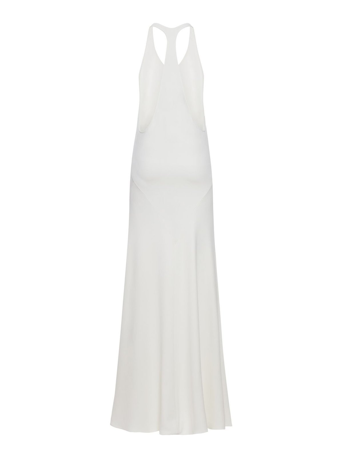 Jacquemus Womens White Marcel Scoop-neck Stretch-woven Maxi Dress In White