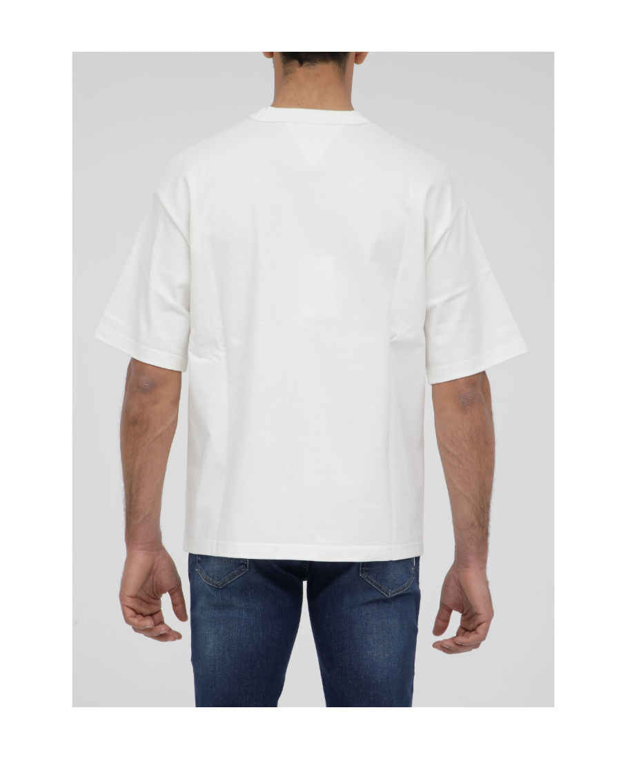 Bottega Veneta Patch-pocket Cotton T-shirt In White