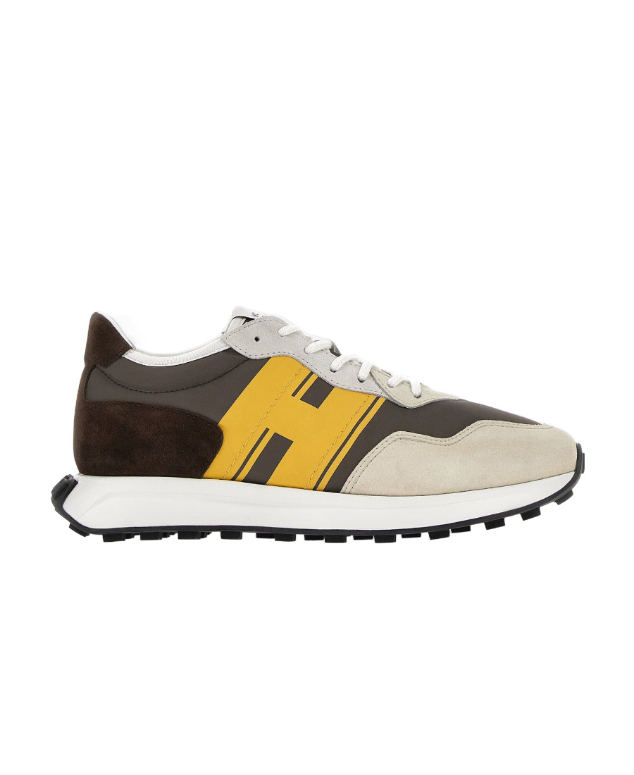 Hogan Sporty Low-top Sneakers In Black