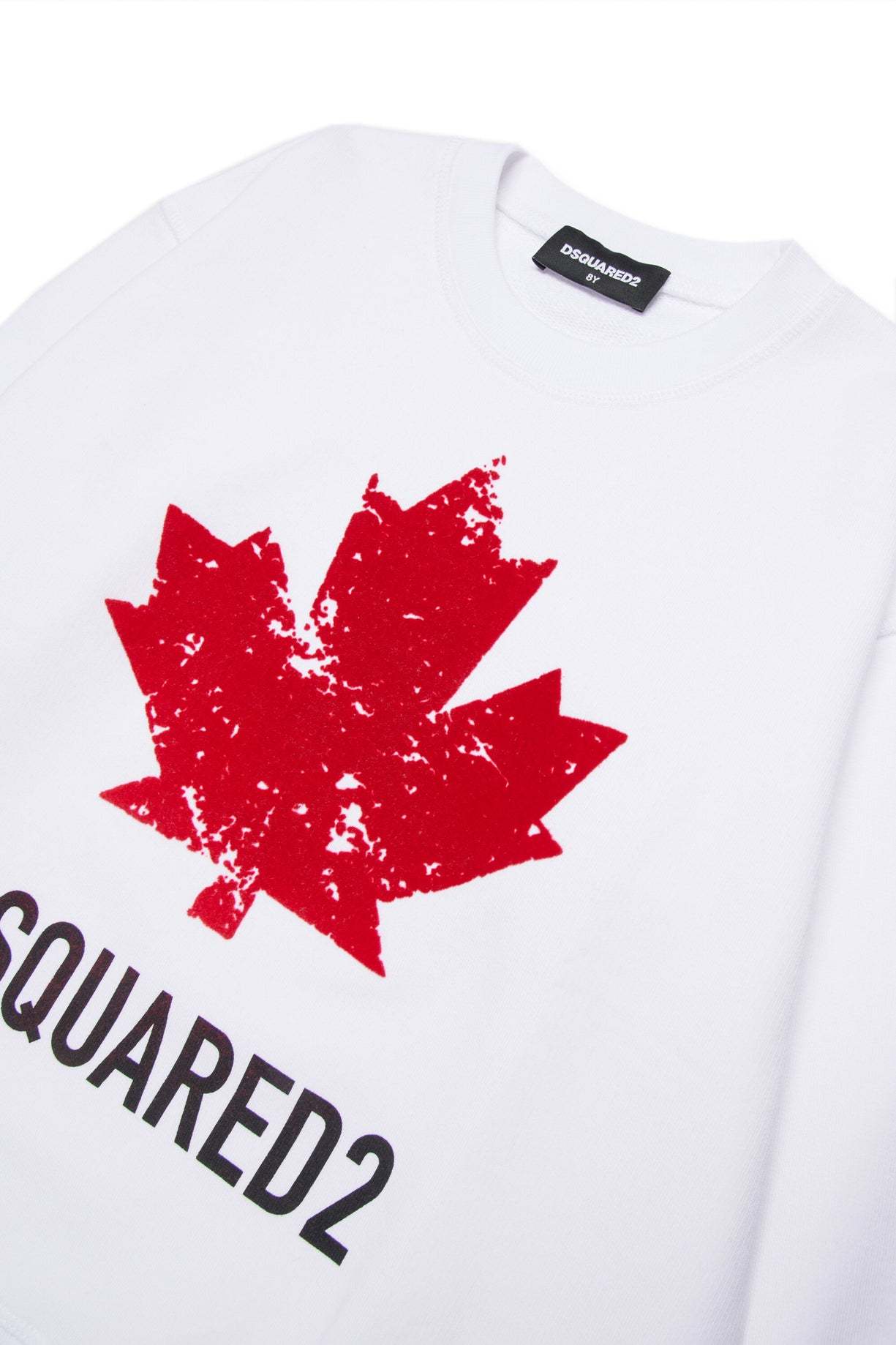 Dsquared2 Cotton Sweatshirt In White