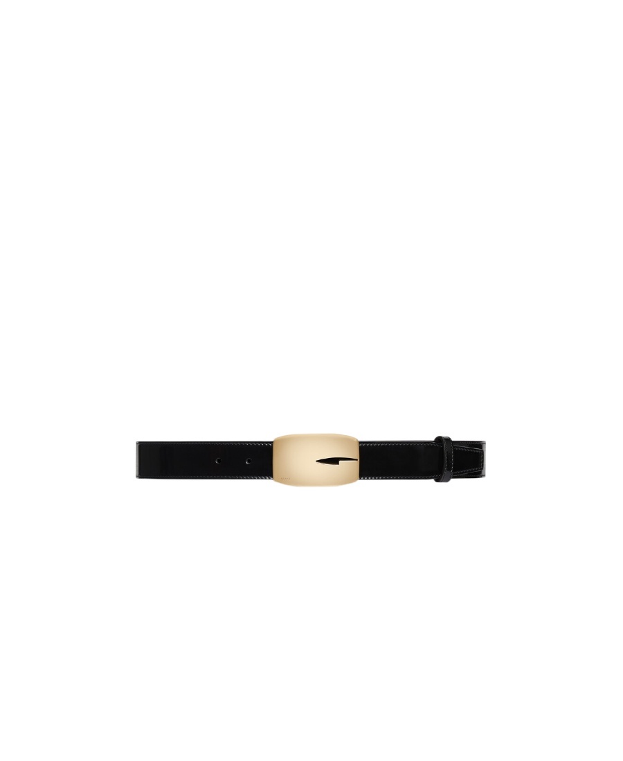 Gucci Buckle-fastening Leather Belt In Black