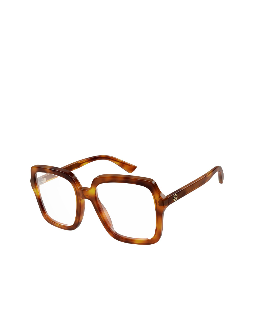 Gucci Tortoiseshell Square-frame Glasses In Brown
