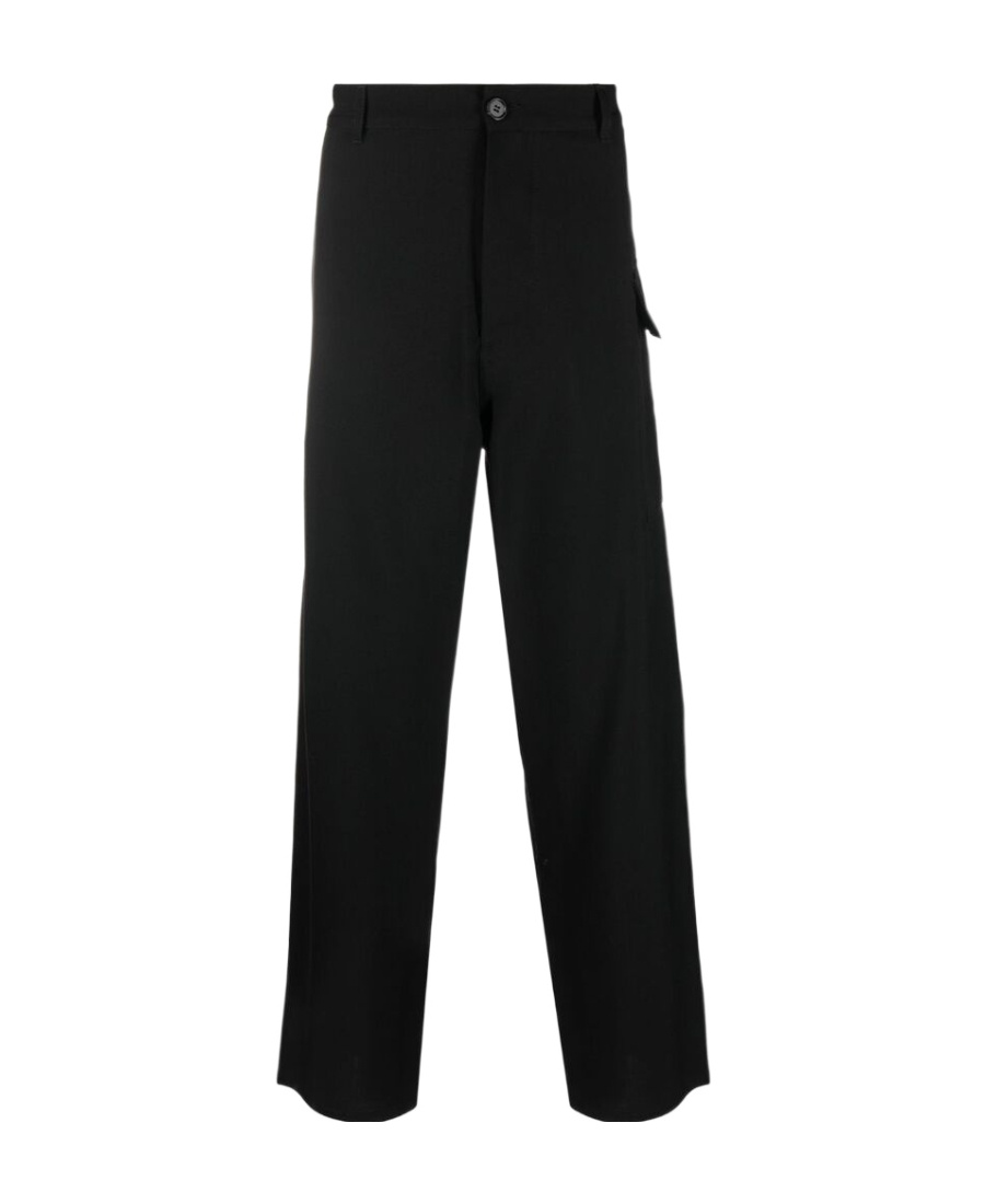 Marni High-waist Straight-leg Trousers In Black