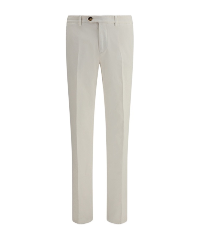 Brunello Cucinelli White Chino Pants In White