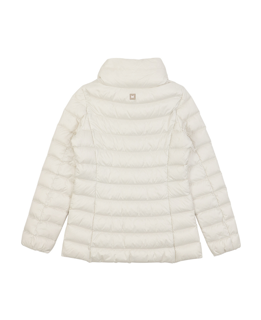 Weekend Max Mara Long-sleeved Down Jacket In White