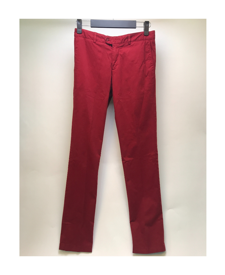 Shop Paul & Shark Logo Casual Pants In Red