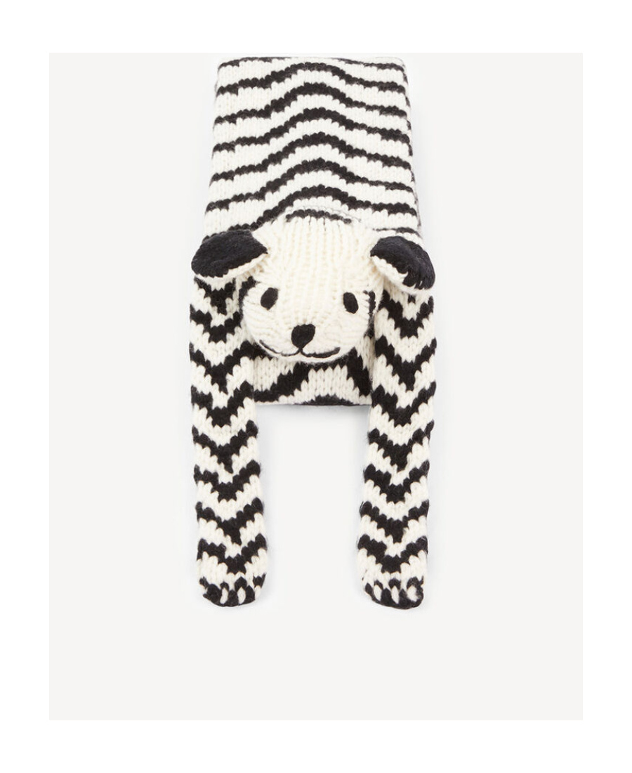 Kenzo Striped Scarves In White