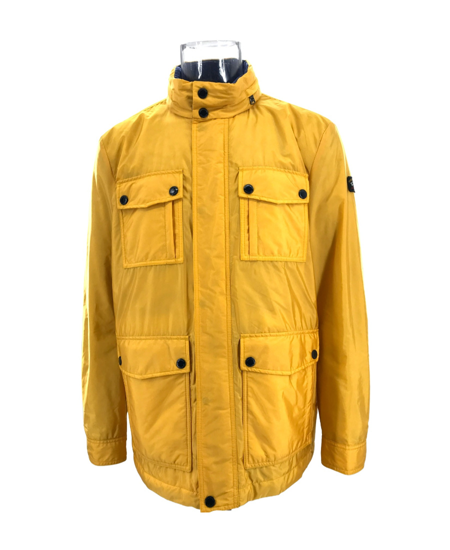 Paul & Shark Emblem Cotton Suit In Yellow