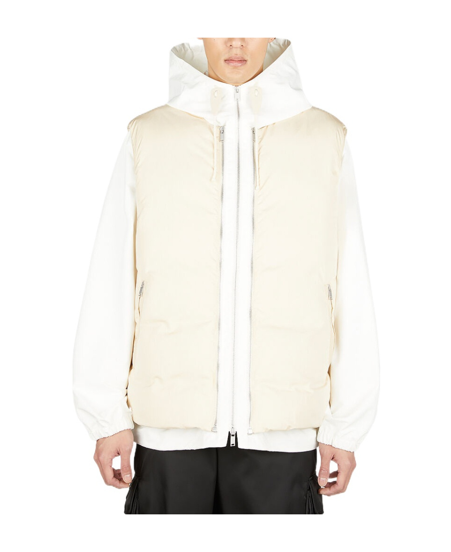 Jil Sander Two Hats And Casual Jackets In White