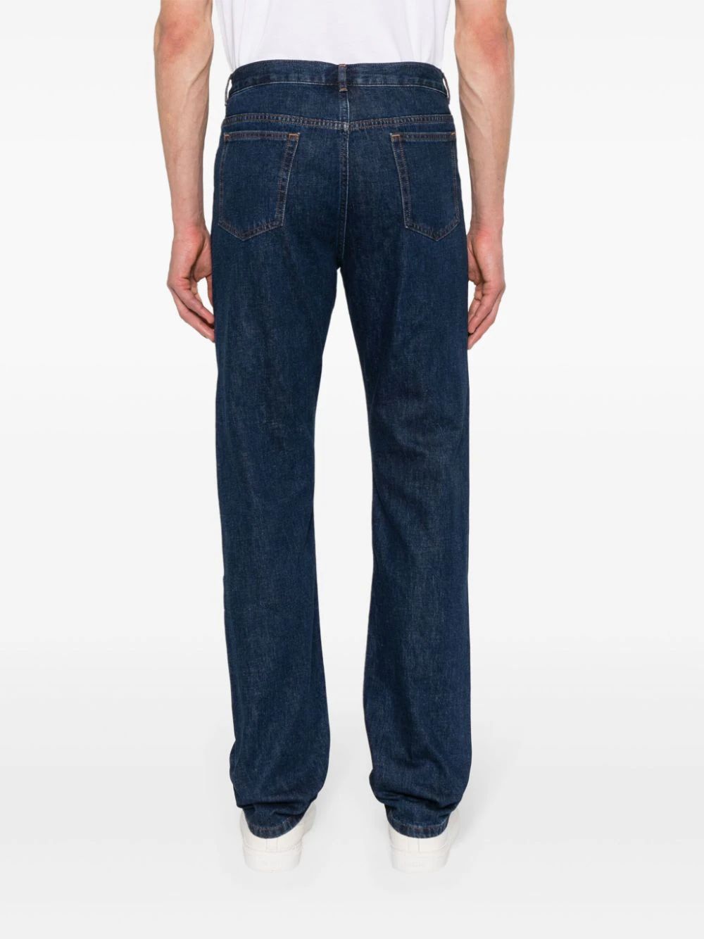 Apc Indigo Martin Jeans In Blue