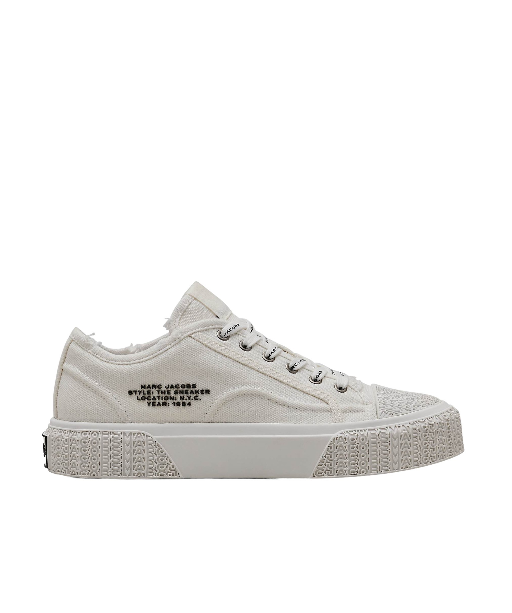 Shop Marc Jacobs Round-head Sneakers In Gray