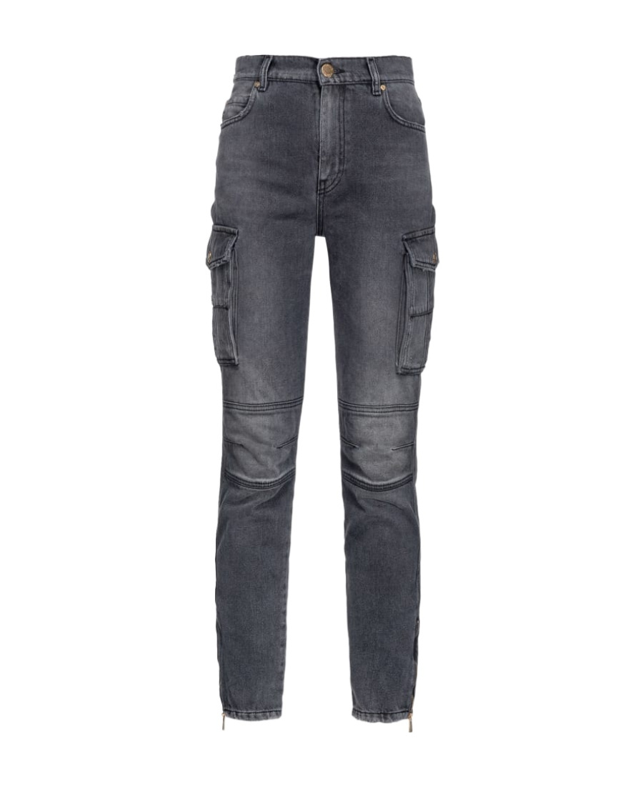 Pinko High-rise Skinny Jeans In Black