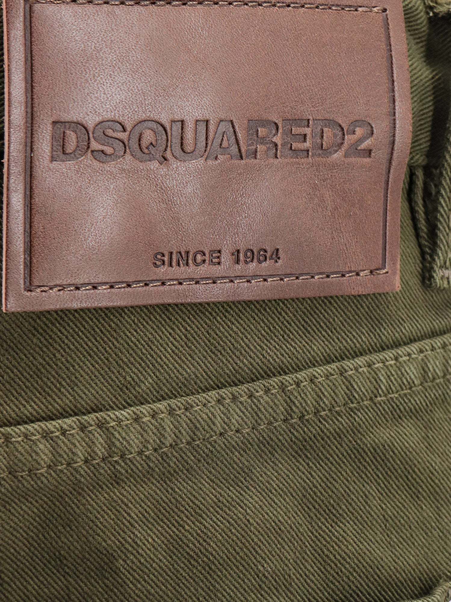 Dsquared2 Paint Splatter Skinny Jeans In Green