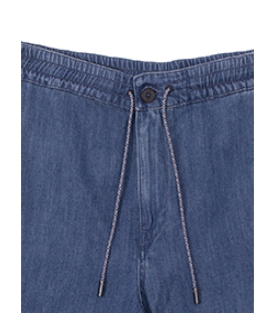 ZEGNA STRAIGHT DENIM SHORTS
