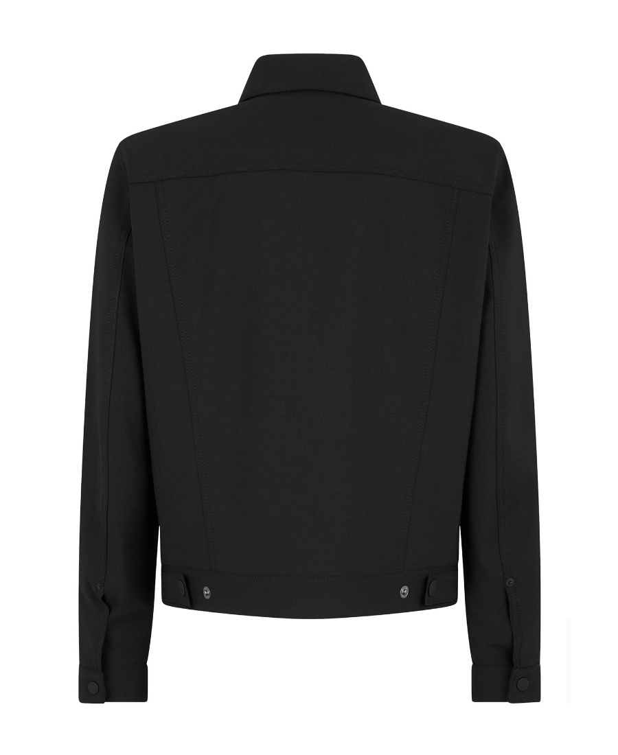 Dsquared2 Wool Jean Jacket S74am1614d35260 900 In Black