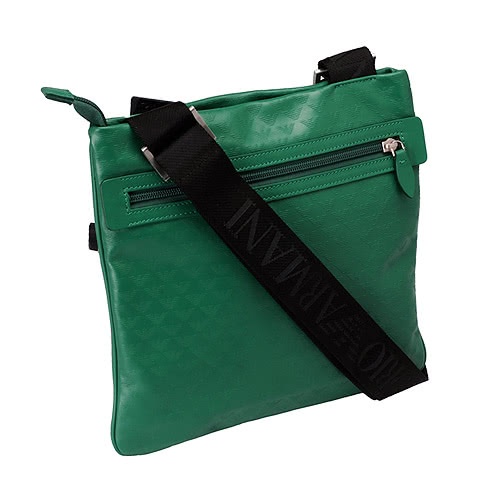 Emporio Armani Logo Shoulder Bag In Green