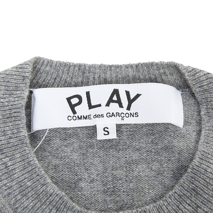 Comme Des Garçons Doublewappen Cardigan In Gray