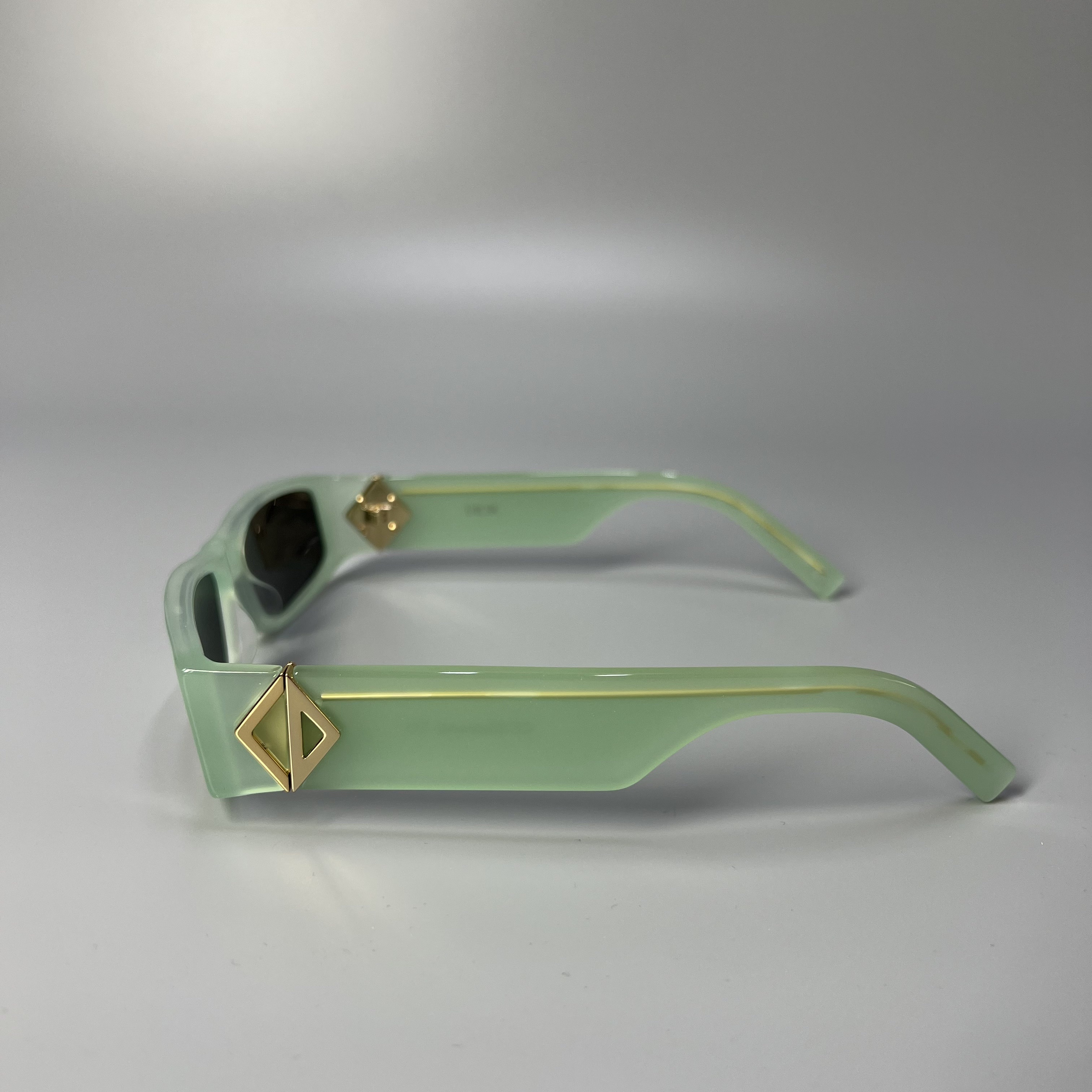 Dior Logo Sunglasses In Green