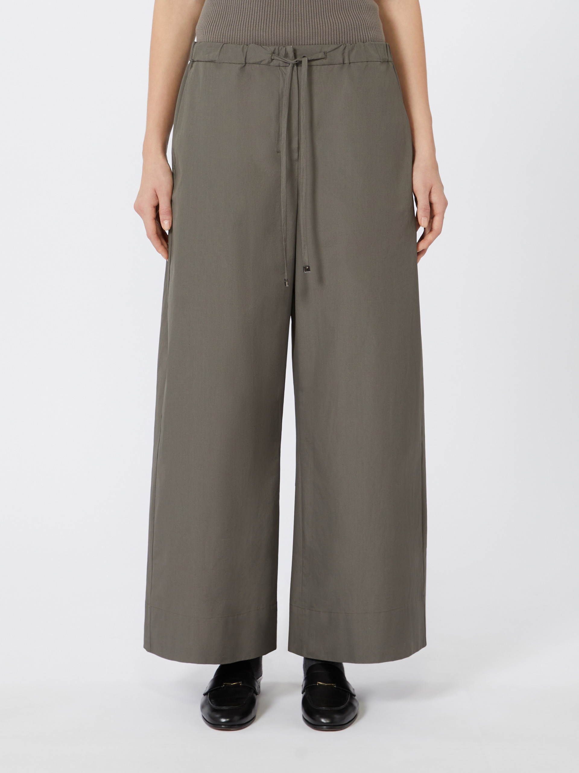 Max Mara Cotton Drawstring Trousers