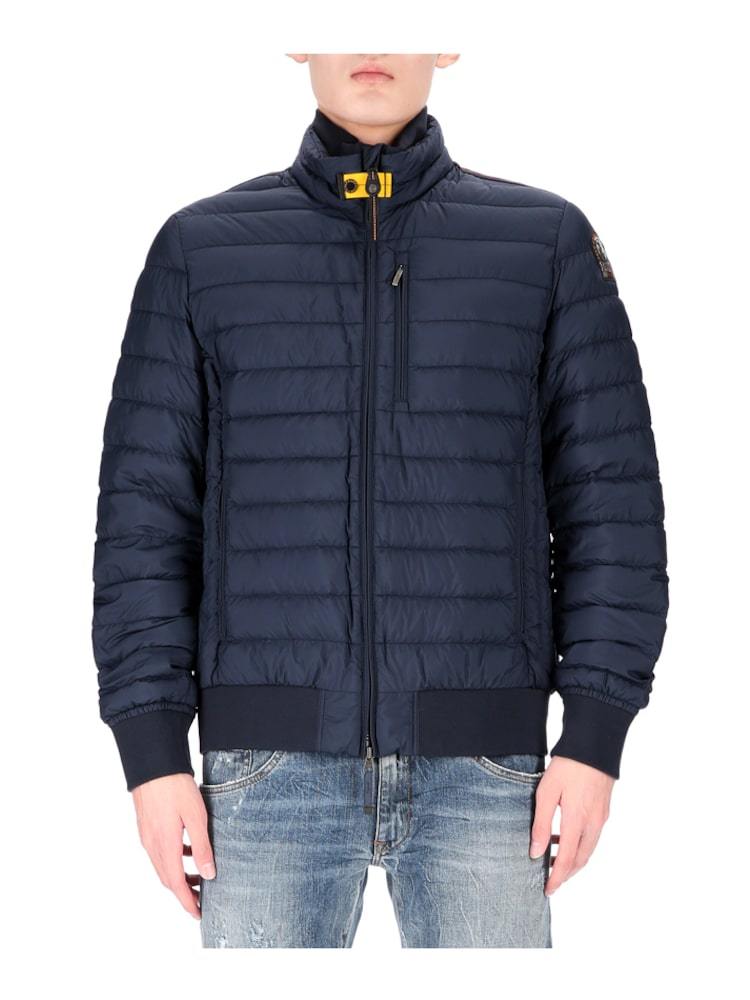 Parajumpers Navy Padded Ugo Down Jacket In Black